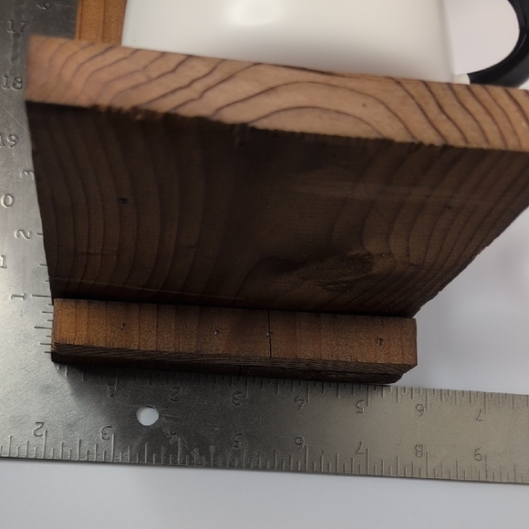 Rustic Wooden Bird Feeder Handmade Panda - Picture 5 of 13